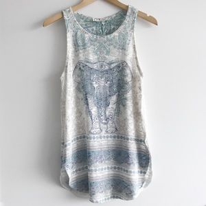 Elephant Sleeveless Tunic Small